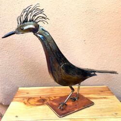 Steel, Welded Roadrunner Sculpture