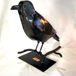 Steel Raven Art Sculpture