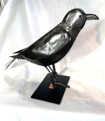 Steel Raven Art Sculpture – JL Werks